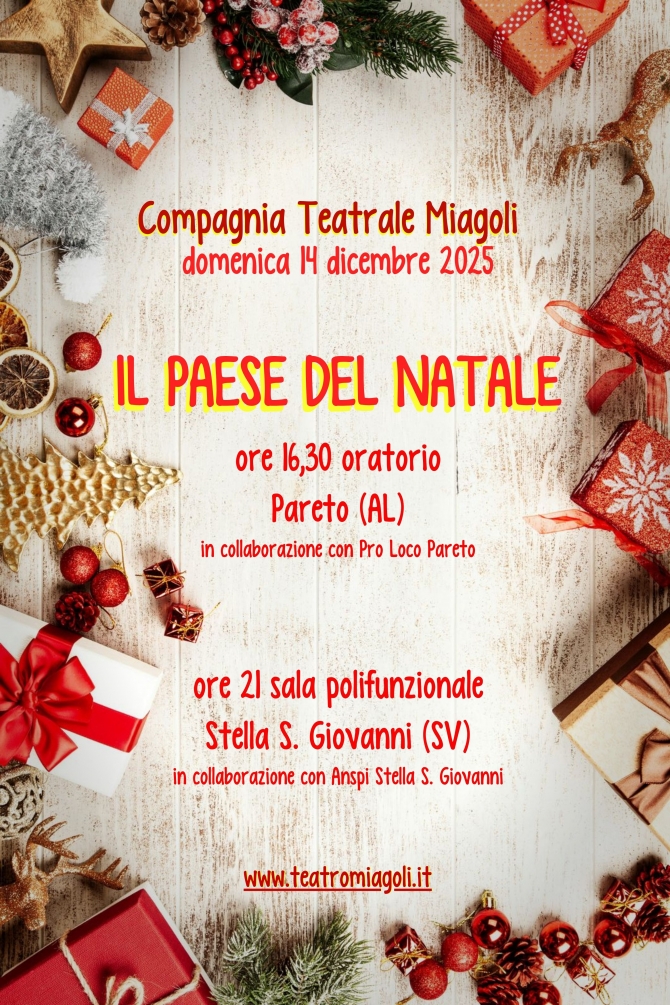 Concerti di Natale 2025! - Compagnia Teatrale Miagoli